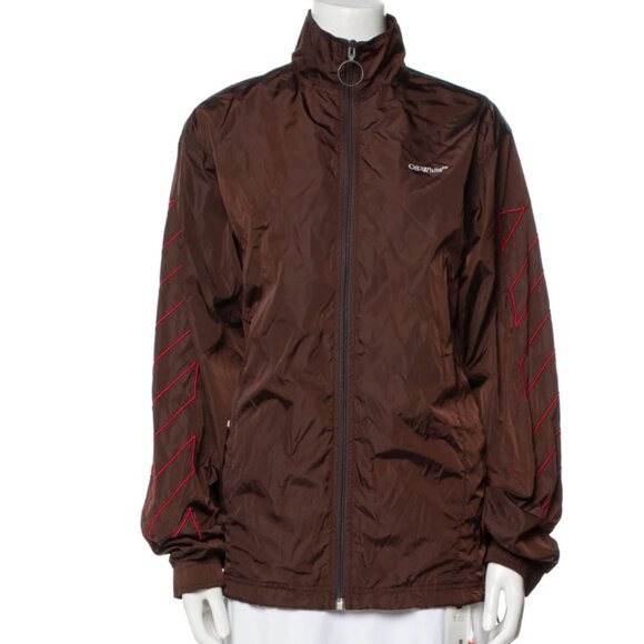 off-white Jackets & Blazers - OFF-WHITE Track Jacket Size Medium NWT